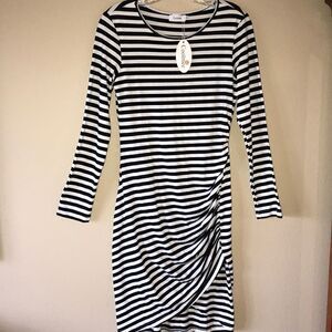 NEW Coolmee Black And White Dress